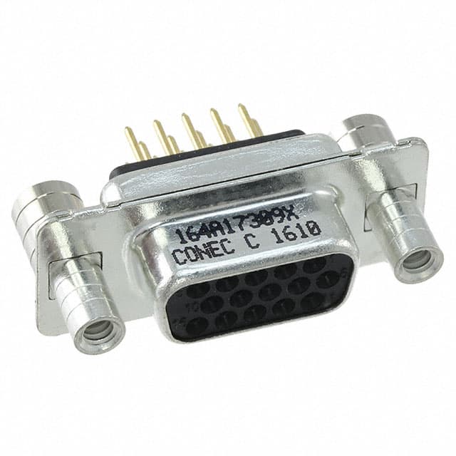 164A17309X CONN D-SUB HD RCPT 15P VERT SLDR