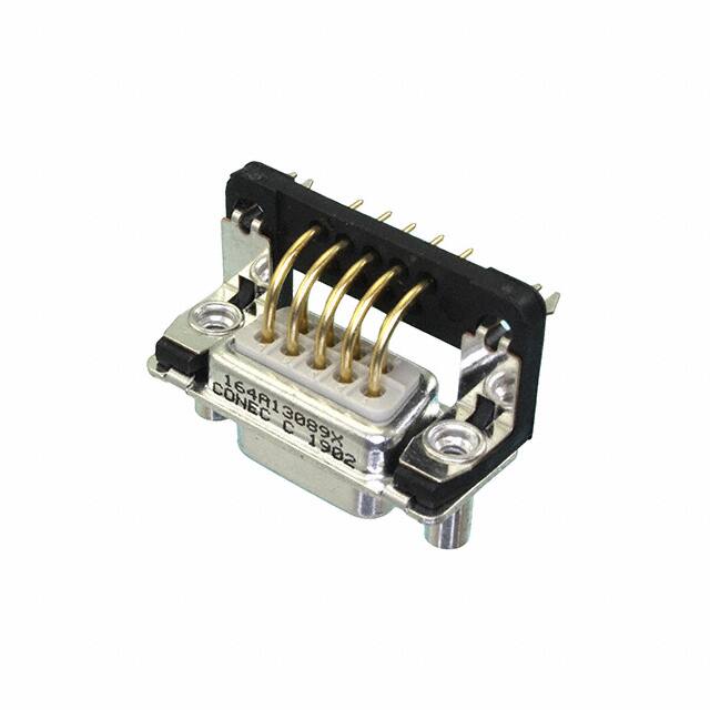 164A13089X CONN D-SUB RCPT 9POS R/A SLDR