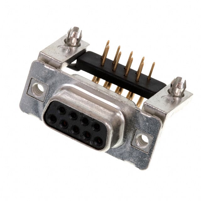 164A16769X CONN D-SUB RCPT 9POS R/A SLDR