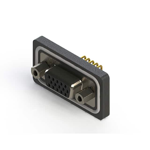 634-W15-262-012 CONN D-SUB HD RCPT 15P R/A SLDR