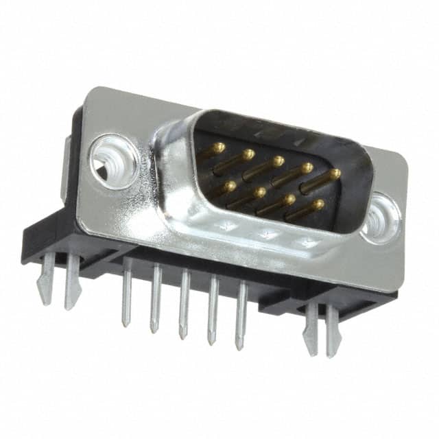 FCE17E09PA410 CONN D-SUB PLUG 9POS R/A SLDR