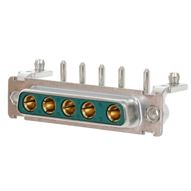 DBO5W5S500G30LF CONN D-SUB RCPT 5POS R/A SLDR