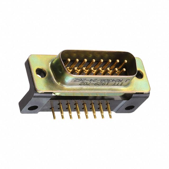 M24308/24-26Z CONN D-SUB PLUG 15POS R/A SOLDER