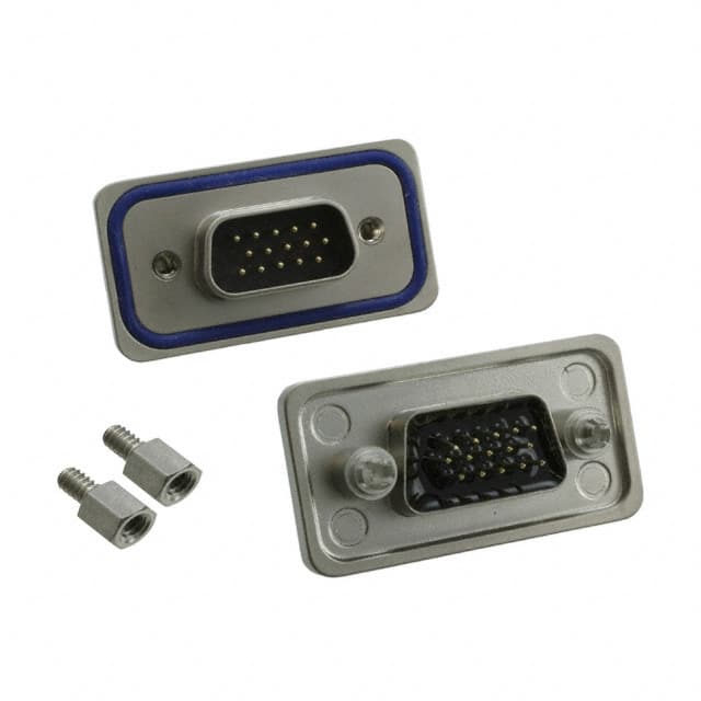 15-000493 CONN D-SUB HD PLUG 15POS PNL MNT