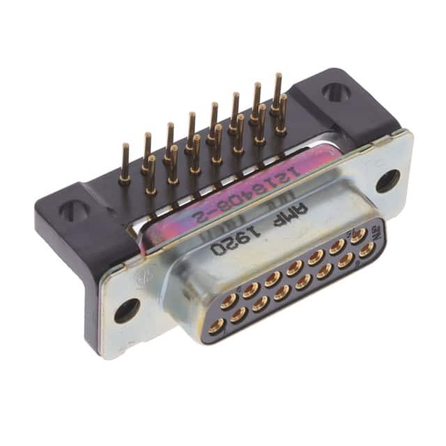 1218408-2 CONN D-SUB RCPT 15POS R/A SLDR