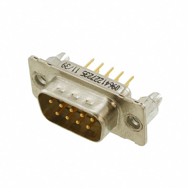 09641227235 CONN D-SUB PLUG 9POS VERT SLDR