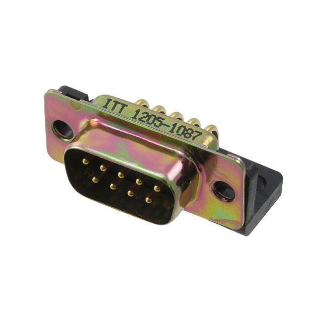 DEMM-9P-D CONN D-SUB PLUG 9POS R/A SLDR