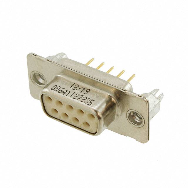 09641127235 CONN D-SUB RCPT 9POS VERT SLDR