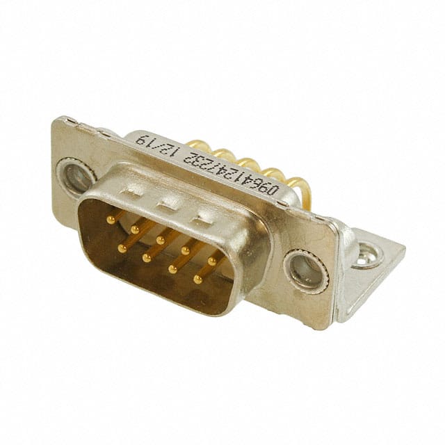 09641247232 CONN D-SUB PLUG 9POS R/A SLDR