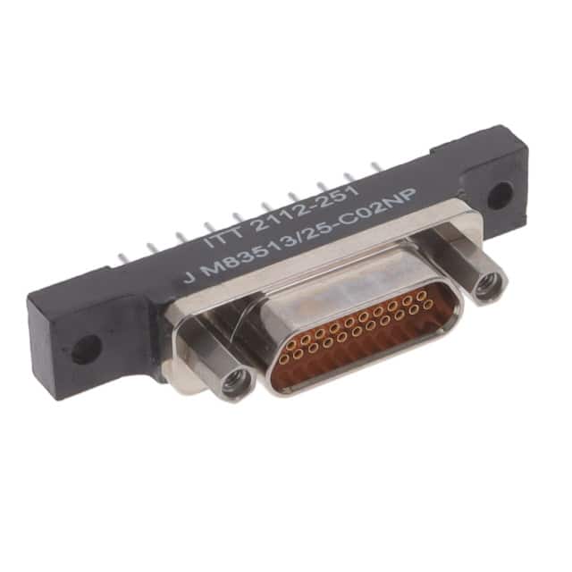 M83513/25-C02NP MICRO-D RECEPTACLE 21POS PCB, EL