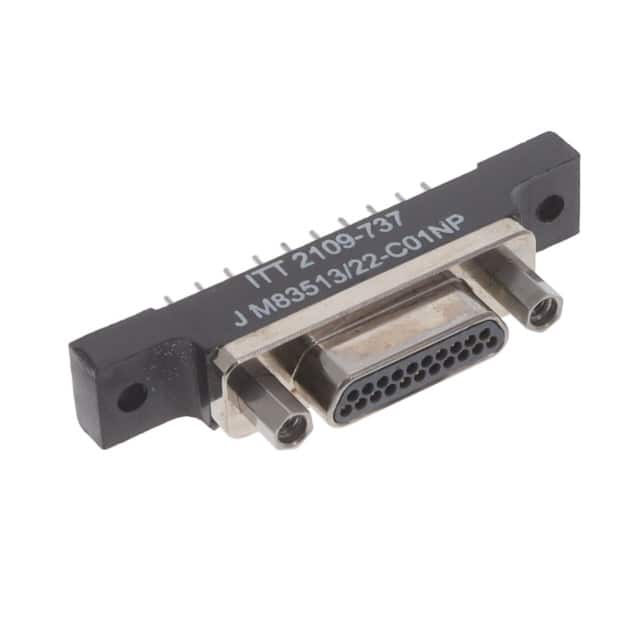 M83513/22-C01NP MICRO-D PLUG 21POS PCB, ELECTROL
