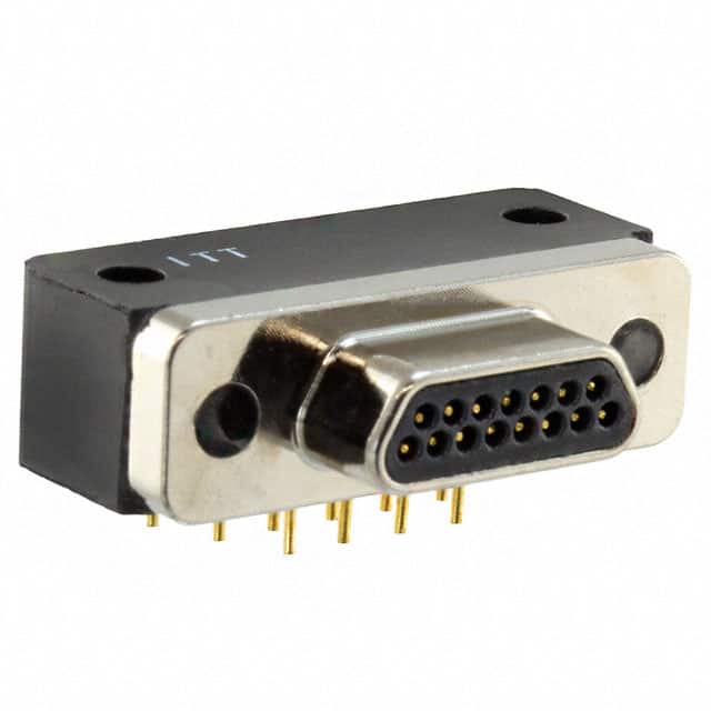 MDM-15PCBR-A174-F222 CONN MICRO-D PLUG 15POS R/A SLDR