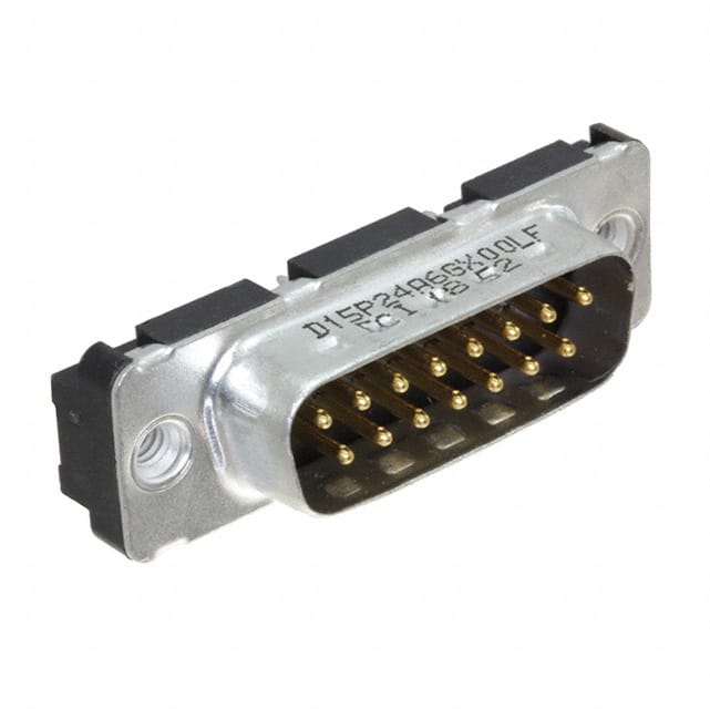 D15P24A6GX00LF CONN D-SUB PLUG 15POS VERT SLDR
