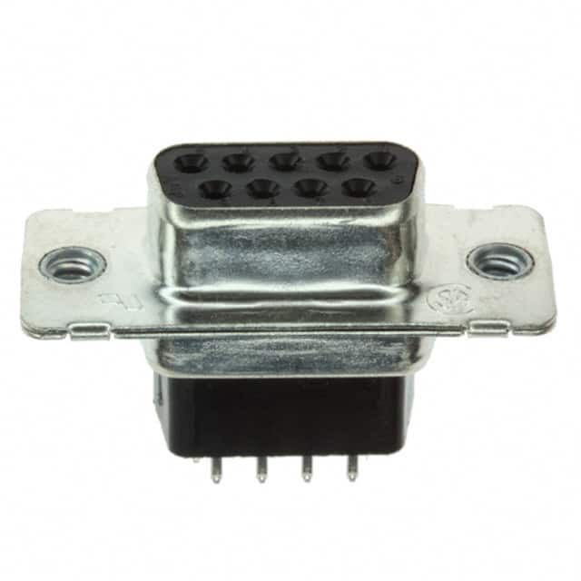 747190-2 CONN D-SUB RCPT 9POS VERT SLDR