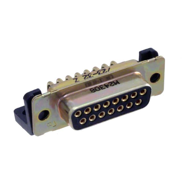 1757838-2 CONN D-SUB RCPT 15POS R/A SLDR