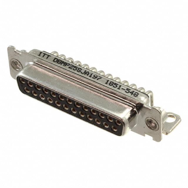 DBMP25SJA197 CONN D-SUB RCPT 25POS R/A PCB