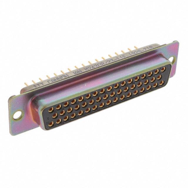 M24308/23-11F CONN DSUB RCPT 50POS PNL MNT SLD