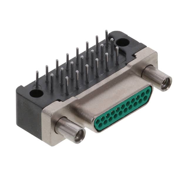 DCCM21PCBRPN CONN MICRO-D PLUG 21POS R/A SLDR