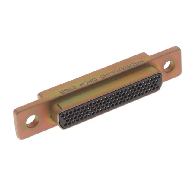 M83513/01-HC 100 POS PLUG SOLDER CUP CD PLTD