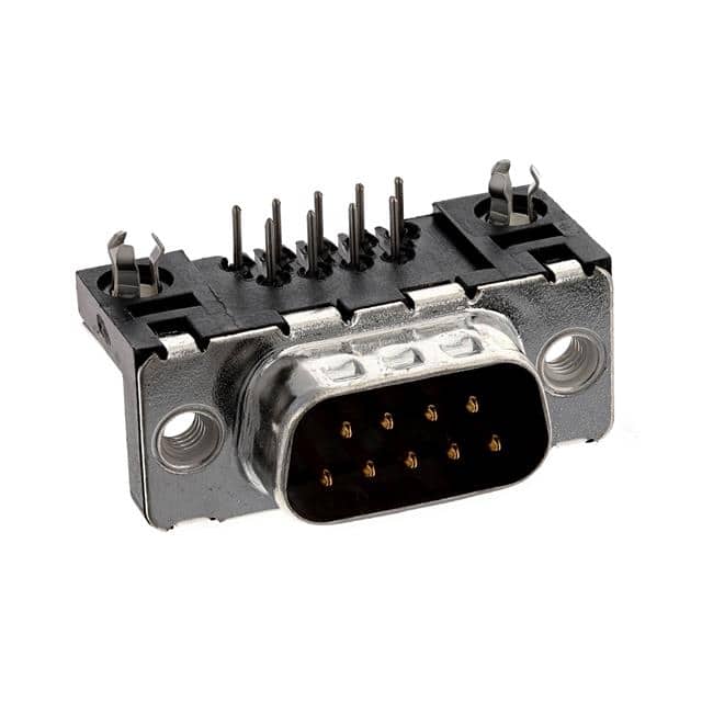 D09P33E4GL00LF CONN D-SUB PLUG 9POS R/A SLDR