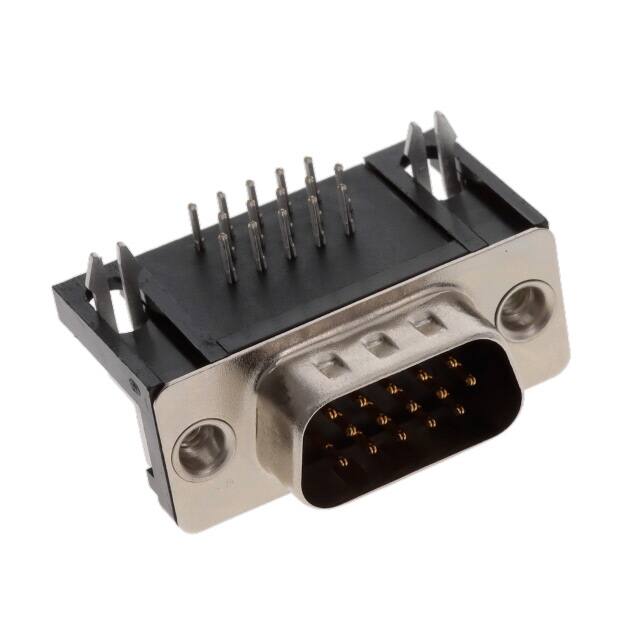 10090926-P156XLF CONN D-SUB HD PLUG 15P R/A SLDR