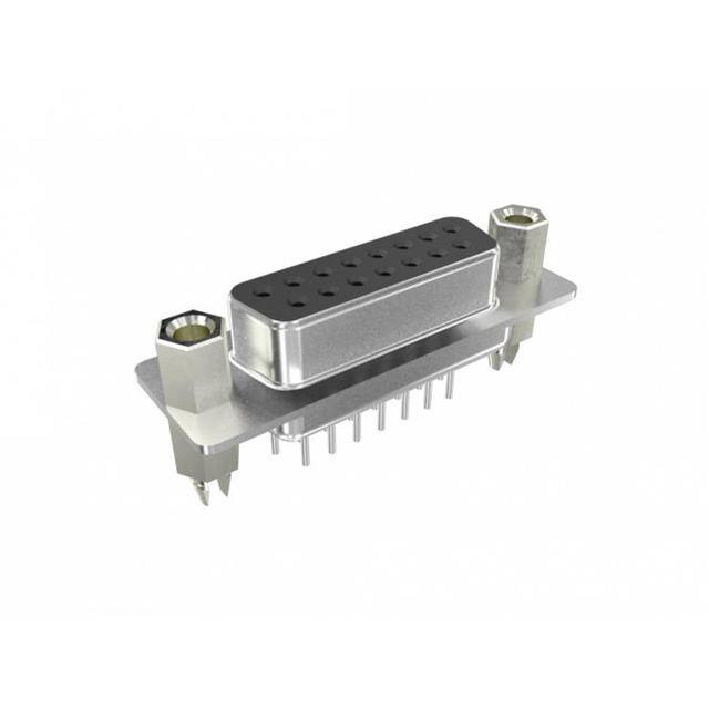 NFD17A15SBFE1DA D-SUB, 15 PIN SOCKET, VERTICAL,