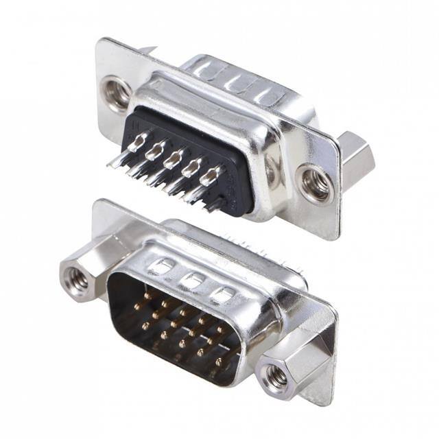 A-HDF 15 PP/Z-UNC1 CONN D-SUB HD RCPT 15P VERT SLDR