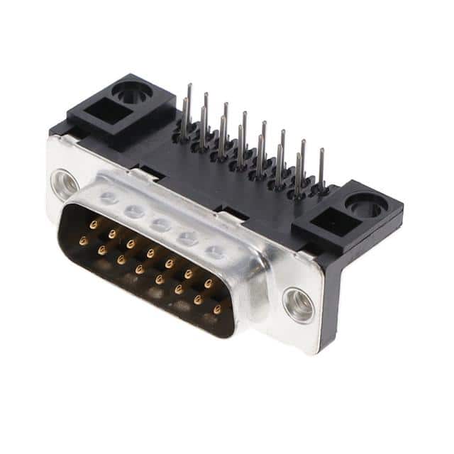 D15P13B6UX00LF CONN D-SUB PLUG 15POS R/A SLDR