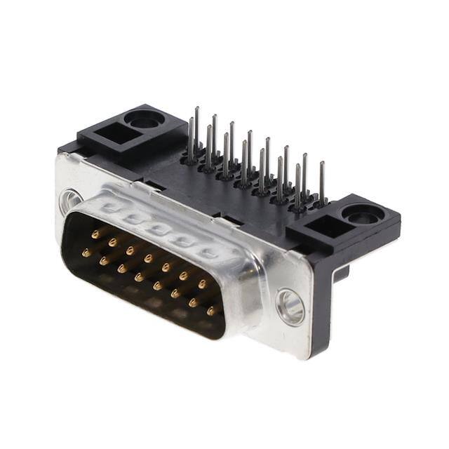 D15P13B6UA00LF CONN D-SUB PLUG 15POS R/A SLDR