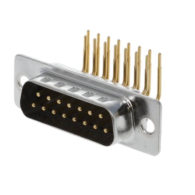 A-DS 15 AA/Z CONN D-SUB PLUG 15POS R/A SLDR