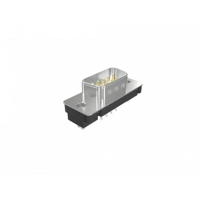 NFD17E09PA4E1DA D-SUB, 9 PIN PLUG, VERTICAL, BOA