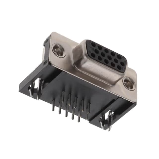 17EBH015SAA110 CONN D-SUB HD RCPT 15P R/A SLDR