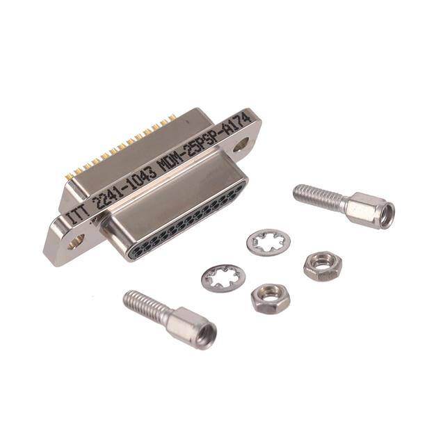 MDM-25PSP-A174 CONN MICRO-D PLUG 25POS PNL MNT