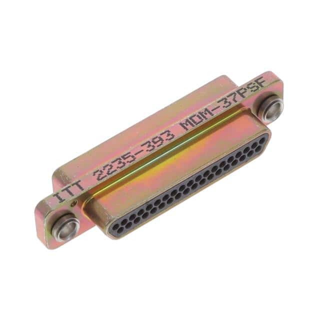 MDM-37PSF CONN MICRO-D PLUG 37POS PNL MNT