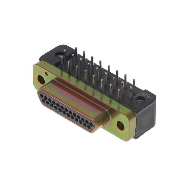 MDM-25PCBR-T CONN MICRO-D PLUG 25POS R/A SLDR