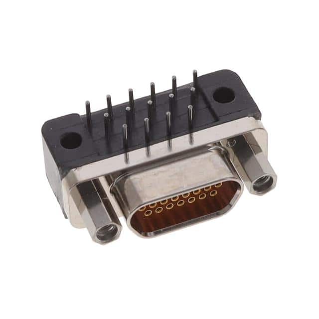 MDM-15SCBRM7-A174 CONN MICRO-D RCPT 15POS R/A SLDR