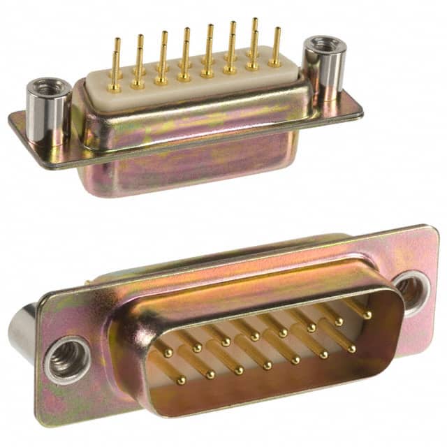 172-E15-111R021 CONN D-SUB PLUG 15P PNL MNT SLDR