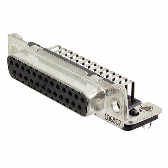 106507-2 CONN D-SUB RCPT 25POS R/A SLDR
