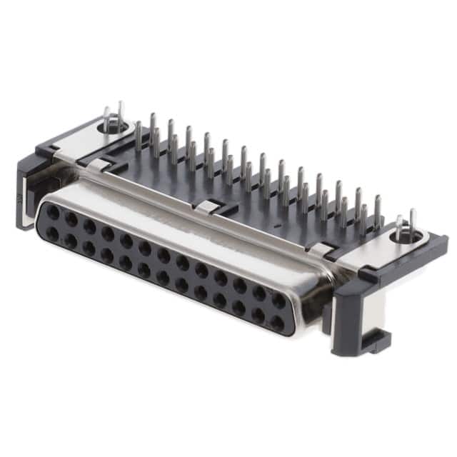 DN10-26S(70) CONN D-TYPE RCPT 26POS T/H R/A