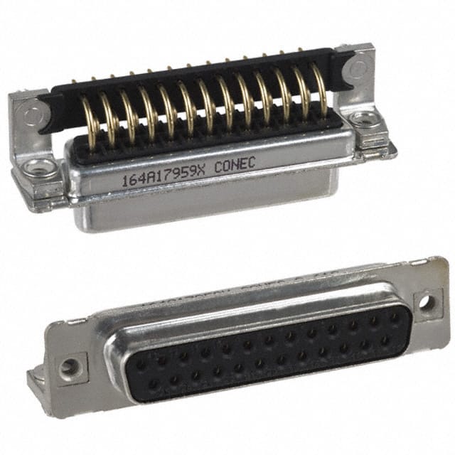 164A17959X CONN D-SUB RCPT 25POS R/A SLDR