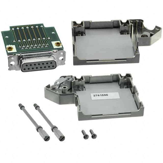 2761596 CONN D-SUB RCPT 15POS TERM BLK