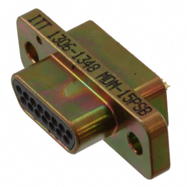 MDM-15PSB CONN MICRO-D PLUG 15POS PNL MNT