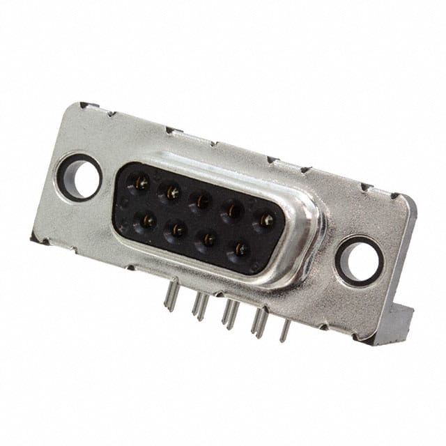 D09S33E4PA00LF CONN D-SUB RCPT 9POS R/A SLDR