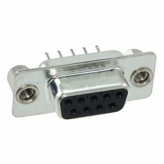 L77SDEH09SOL2 CONN D-SUB RCPT 9POS VERT SLDR