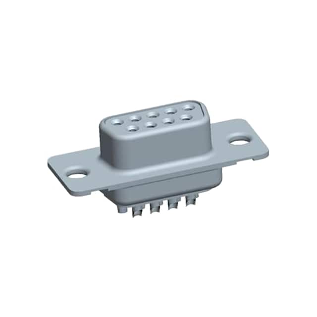 DE09S065HTLF CONN D-SUB RCPT 9POS SLDR CUP
