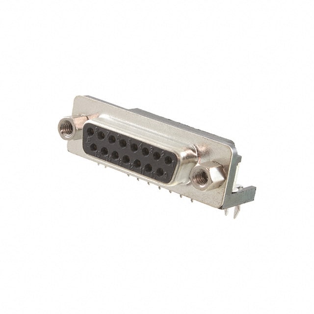 DA15-SL-25 CONN D-SUB RCPT 15POS R/A SLDR