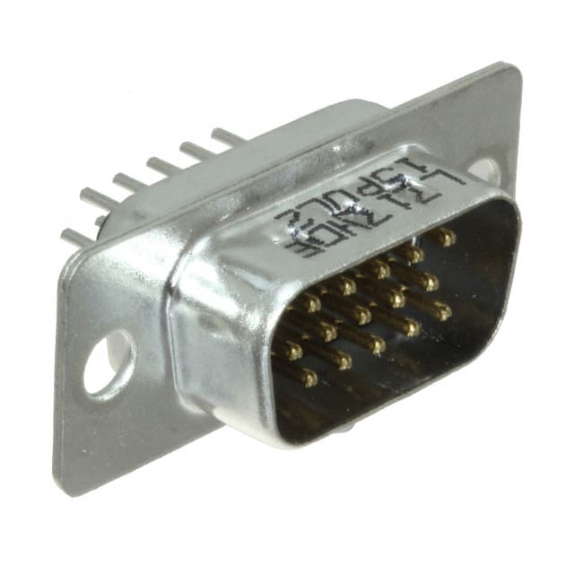 L717HDE15POL2 CONN D-SUB HD PLUG 15P VERT SLDR