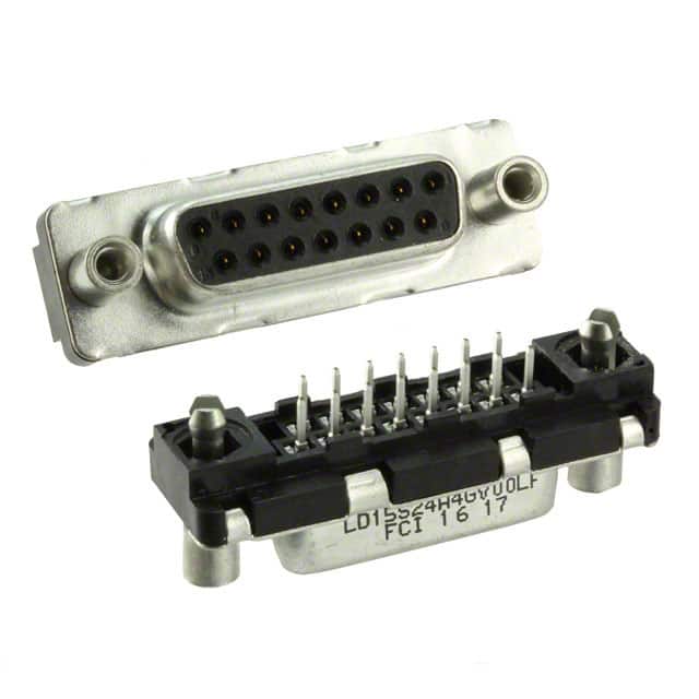LD15S24A4GV00LF CONN D-SUB RCPT 15POS VERT SLDR