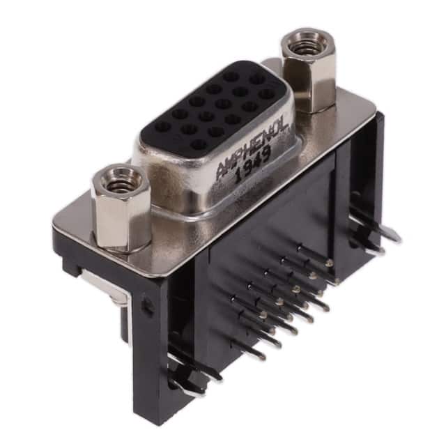 L17HTHES4F1C CONN D-SUB HD RCPT 15P R/A SLDR