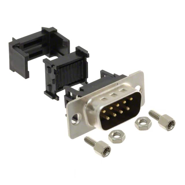 400M0-09-1-004S CONN D-SUB PLUG 9POS IDC